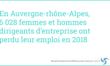 Auvergne-Rhône-Alpes: 6 028 dirigeants d’entreprise ont perdu leur emploi en 2018