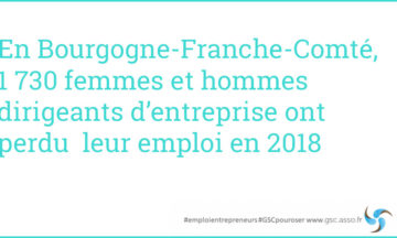 Bourgogne-France-Comté : 1 730 dirigeants d’entreprise ont perdu leur emploi en 2018