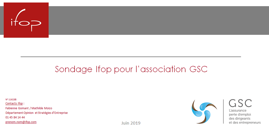 Etude IFOP pour l’association GSC