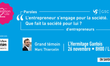 « Paroles d’entrepreneurs » mardi 26 novembre – Lille