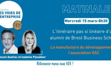 Matinale lors des Voies de l’entreprise 2023 -15 mars 2023 à Brest Business School