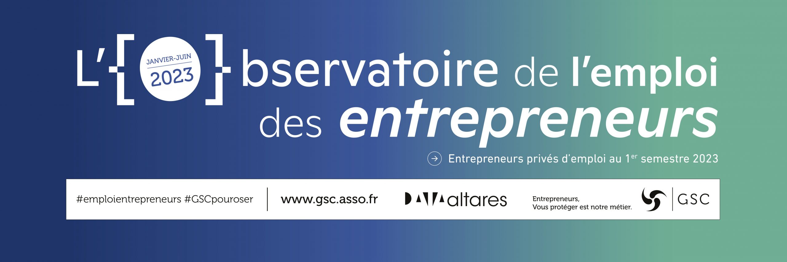 Observatoire de l’emploi des entrepreneurs – janvier>juin 2023